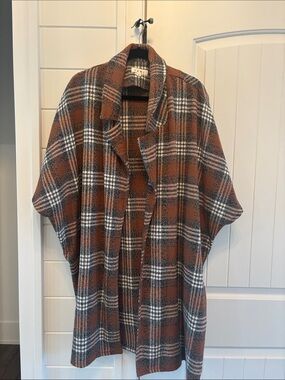 THML Plaid Coatigan